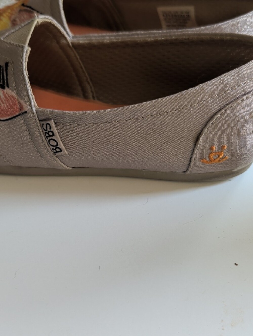 Skechers BOBS Memory Foam Cat Print Slip-On Flats - Multicolor - Picture 4 of 8